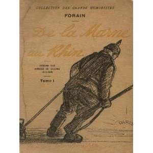   au Rhin, dessins des années de guerre 1914 1919 tome 1 Forain Books