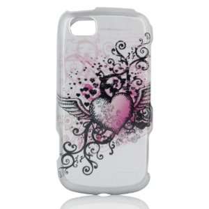   Phone Shell for LG GS505 Sentio   Grunge Heart Cell Phones