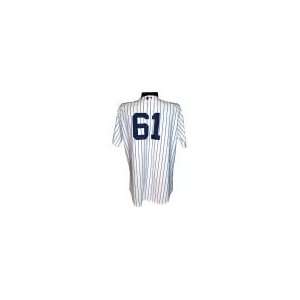 Billy Traber #61 2008 Yankees Game Used Home Pinstripe Jersey w All 