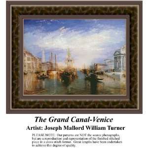  The Grand Canal Venice, Cross Stitch Pattern PDF  