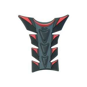  SHOW CHROME ONE PIECE TPR TANK PROTECTOR (RED) Automotive