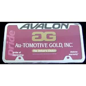  Avalon License Plate Frame   Chrome Automotive
