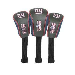  New York Giants NFL Mesh Barrel Headcovers (Set of 3 