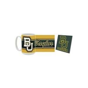 Baylor University Bears Mug and Coaster LOGO
