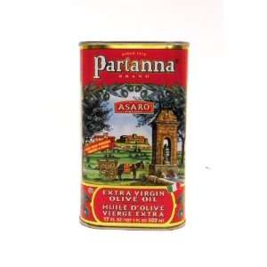 Partanna Extra Virgin Olive Oil in Tin 17 oz  Grocery 