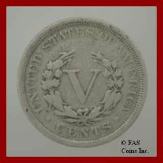 1903 (P) VG Liberty Head V Nickel US Coin #10243554 63  