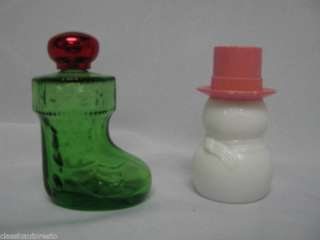 Avon collectible “Christmas” cologne bottles  