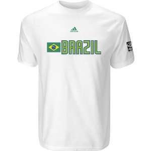  Adidas Brazil World Cup Strong Graphic T Shirt Sports 