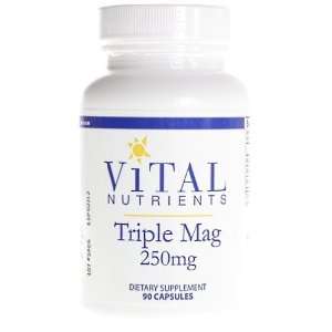  Vital Nutrients   Triple Magnesium   250 mg   90 capsules 