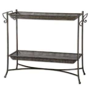  Uttermost 33.5 Laurette, Serving Table Hand Forged Iron 
