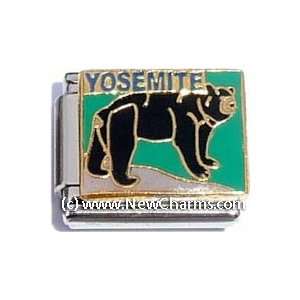  Yosemite With Bear Italian Charm Bracelet Jewelry Link 