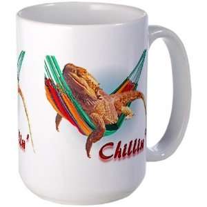 Bearded Dragon Chillin Pets Large Mug by 