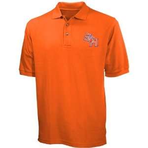  Sam Houston State Bearkats Orange Team Logo Classic Polo 