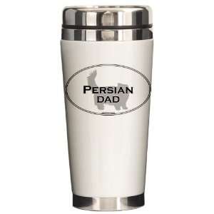  Persian Dad Pets Ceramic Travel Mug by  