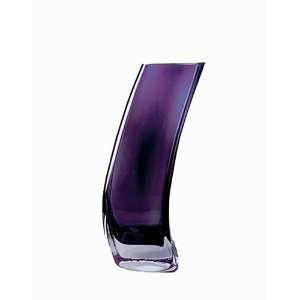  Royal Doulton Studio Glassware Purple Bendy Vase Kitchen 