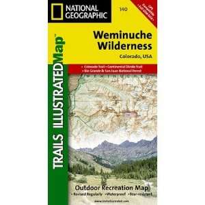  Weminuche Wilderness Map