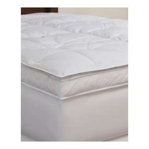 Sealy Posturepedic Down on Top Baffle Box Featherbed Feather Bed 