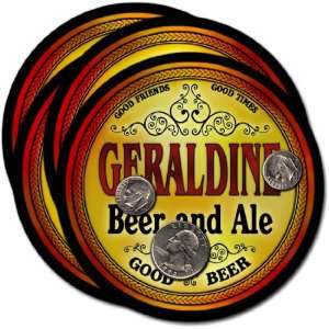  Geraldine, MT Beer & Ale Coasters   4pk 