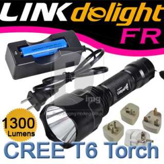   4500LM 5 Modes 5x CREE XM L T6 LED Water Resistant Flashlight/Torch