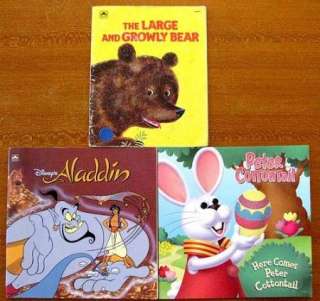   CHILDREN GOLDEN BOOKS SoftcoverTizzy, Mickey Mouse, Baby Rowlf, Mulan