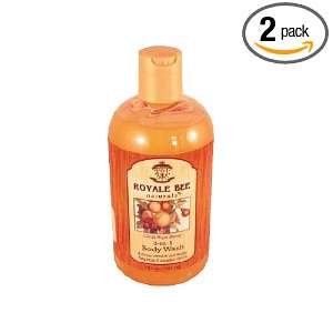  (2 Pack) Royale Bee Naturals 3 in 1 citrus Napa Honey Body 