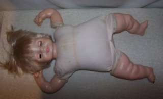 Vintage 1965 Vogue 23 Vinyl Baby Doll with Cloth Body  
