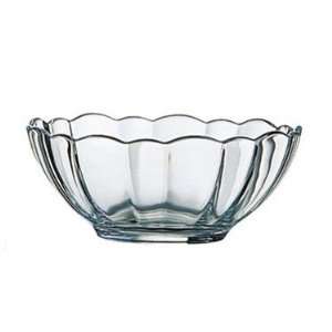 Fully Tempered Arcade 5 1/2 Oz. Stacking Glass Bowl With Ridged Edges 