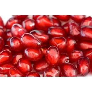  Macro of Ripe Seeds Pomegranate Isolated   Peel and Stick 