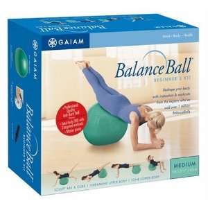  Gaiam Balance Ball Beginner  Medium