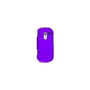  SPH M570 Messenger III SCH R570 Rubberized Purple Snap on Cell Phone 