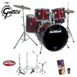  Drum Set (NH 525PK WR) With Gibraltar Hardware Pack   Includes Drum 