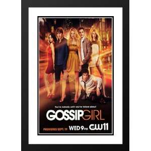 com Gossip Girl (TV) 20x26 Framed and Double Matted TV Poster   Style 