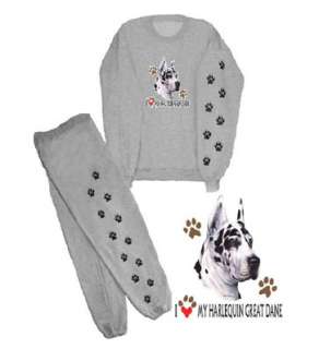 This is a NEW 50 50 cotton poly sweatshirt and sweatpants with paws 