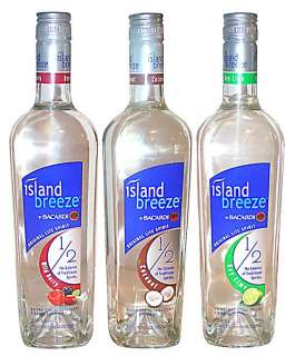 BACARDI Rum Island Breeze 3 Bottle Set DISCONTINUED  