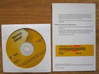 Genuine Norton Ghost 15.0 Backup Recovery Tools 15 037648858120  