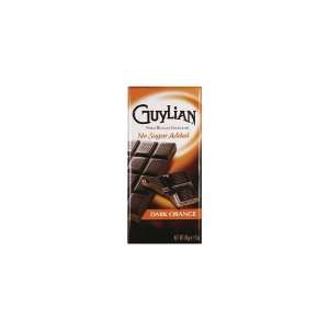 Guylian No Sugar Added Dark Chocolate Orange Bar Belgium  