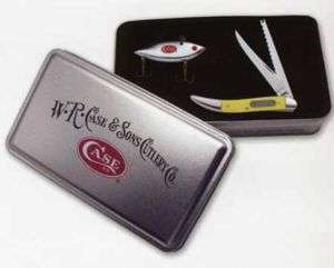 CASE XX KNIVES YELLOW TOOTHPICK FISHING KNIFE SET #6024  