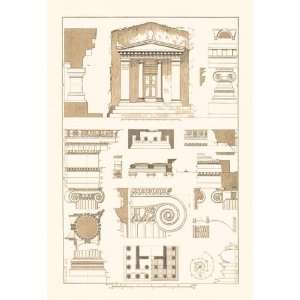  Tomb of Amyntas and Temple of Athena Polias 24x36 Giclee 