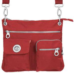 BAGGALLINI Sydney Bagg Crinkle Nylon Lightweight Crossbody Bag Handbag 