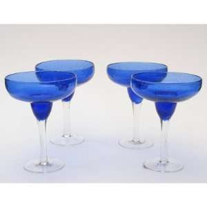   Bubble Cobalt Blue Series Cobalt Blue Bubble Glassware Collection