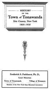 Genealogy & History of Tonawanda New York Erie Co NY  