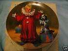 tommy the clown plate  