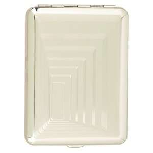  Step Pattern with Engraving Shield Cigarette Case for King 