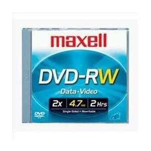    Maxell 635125 MAXELL DVD  RW 2 X SPEED 5PACK 