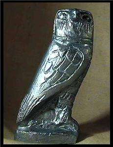 ANCIENT EGYPTIAN TOMB GUARDIAN OWL STATUE  