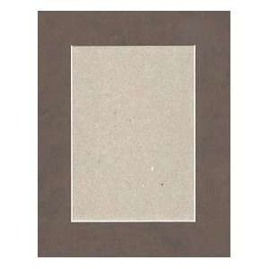  25 5x7 Saddle Brown Picture Mats with White Core, for 4x6 Pictures 