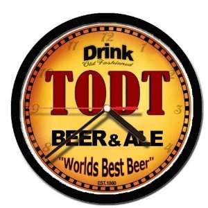  TODT beer and ale cerveza wall clock 