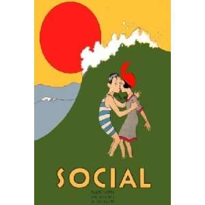  Social magazine cover Beach Love