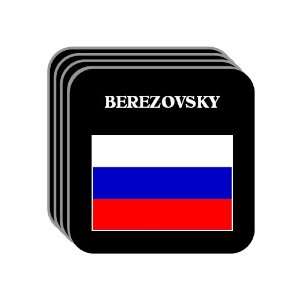  Russia   BEREZOVSKY Set of 4 Mini Mousepad Coasters 