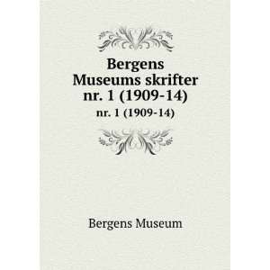  Bergens Museums skrifter. 1 Bergens Museum Books